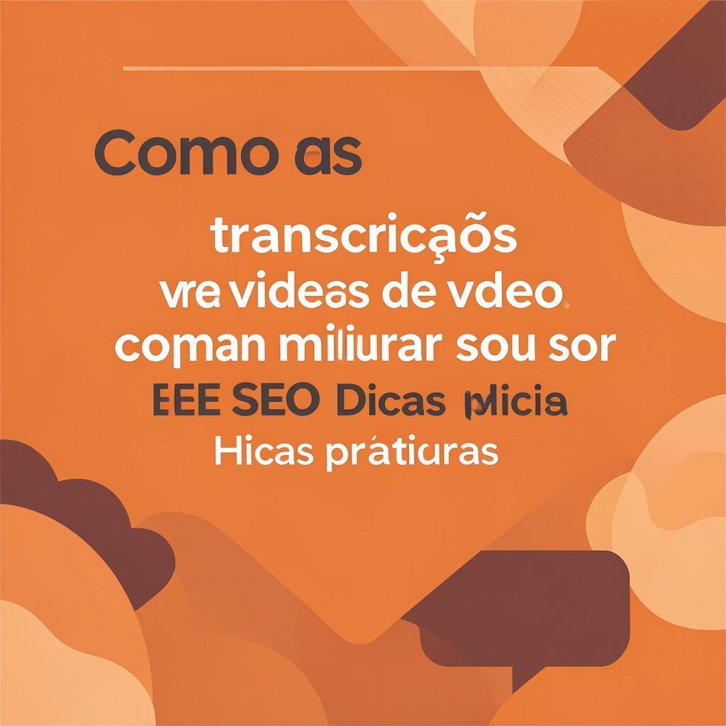 Como as transcrições de vídeos podem melhorar seu SEO - Dicas práticas