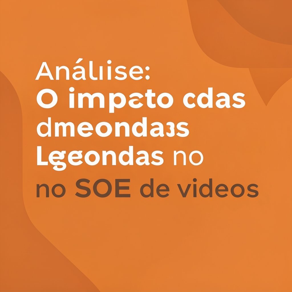 Análise: O impacto das legendas no SEO de vídeos