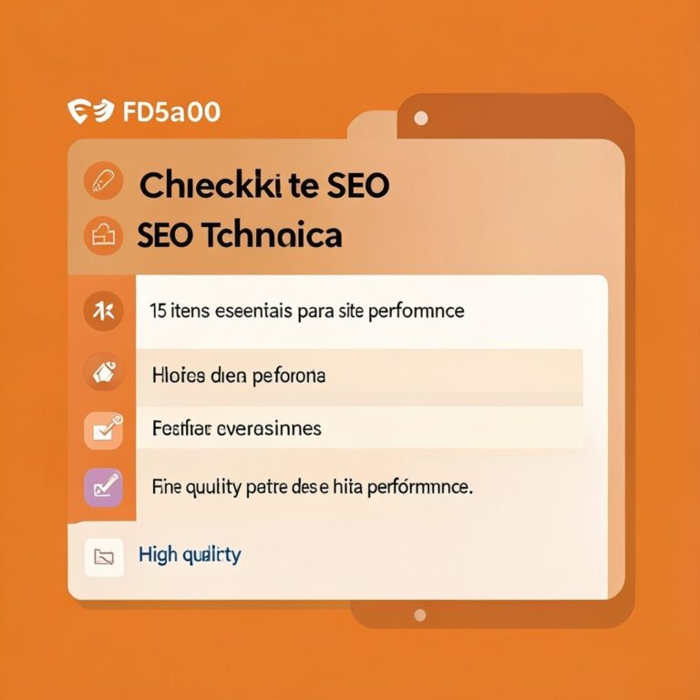 Checklist de SEO técnico: 15 itens essenciais para sites de alta performance