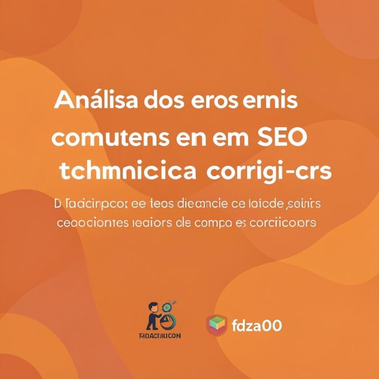 Análise dos erros mais comuns em SEO técnico e como corrigi-los